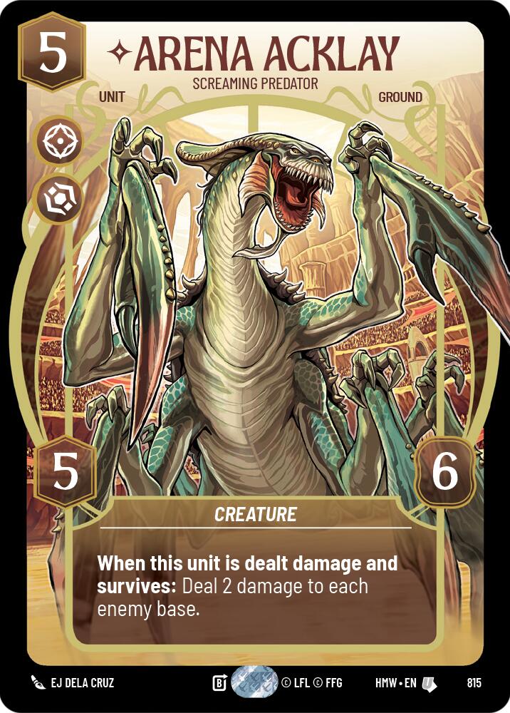 Arena Acklay - Screaming Predator (Prestige) card image