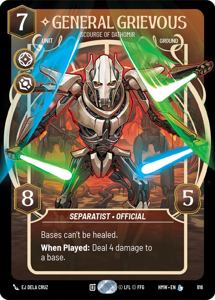 General Grievous - Scourge of Dathomir (Prestige) card image