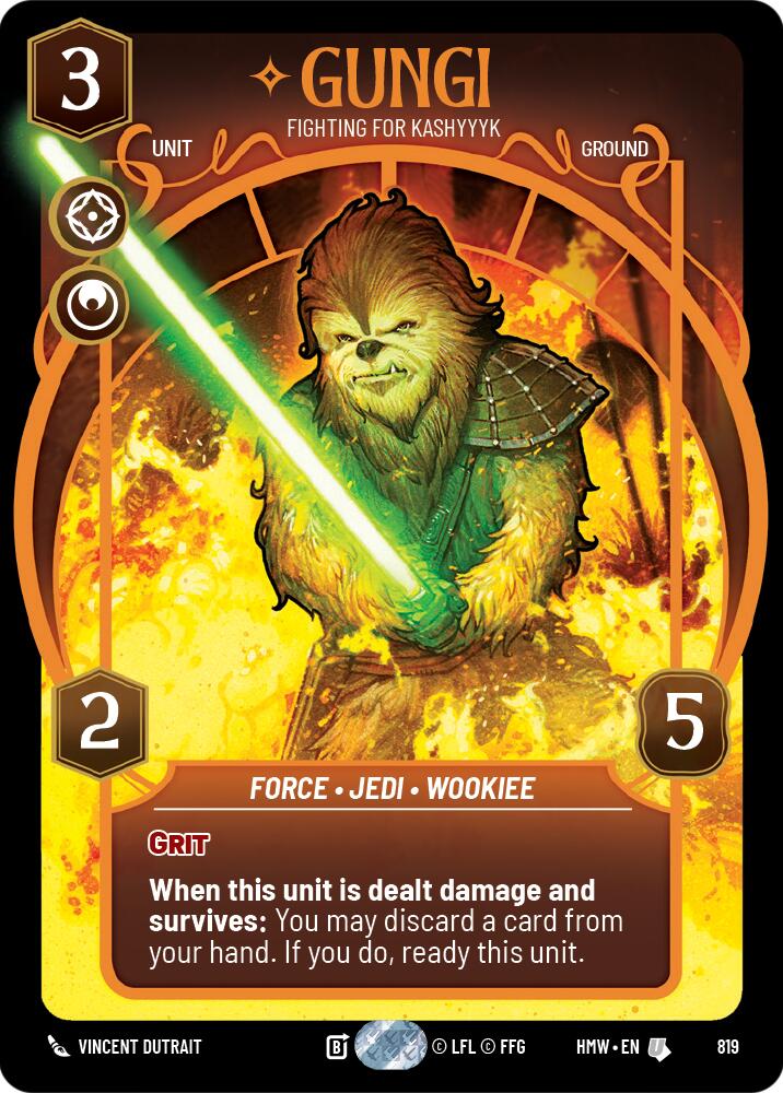 Gungi - Fighting for Kashyyyk (Prestige) card image