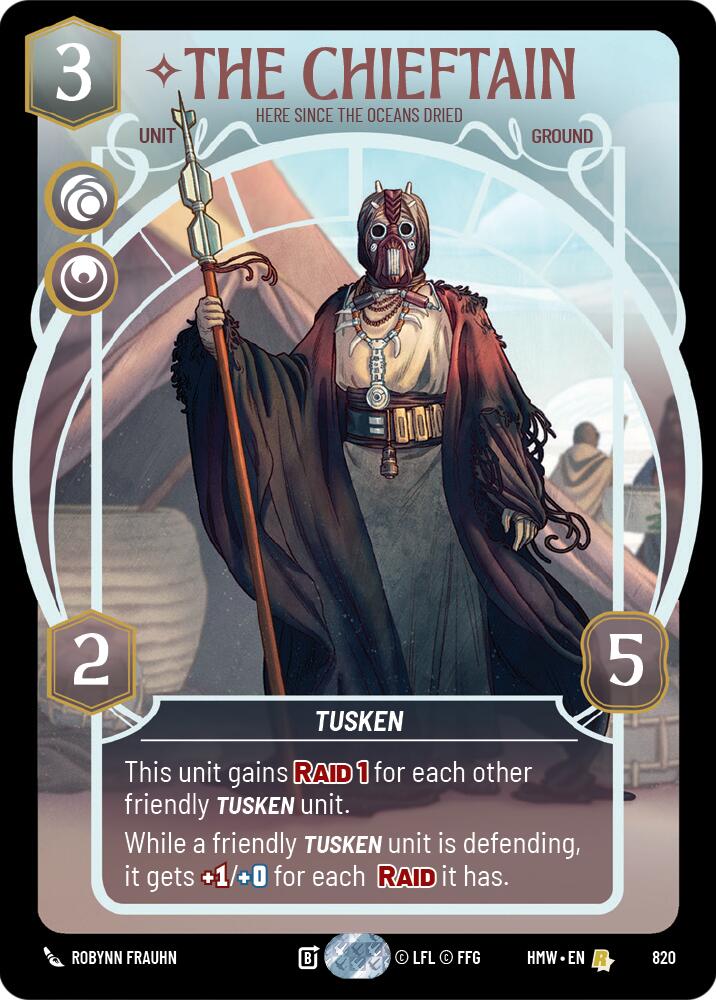 The Chieftain - Here Since the Oceans Dried (Prestige) card image