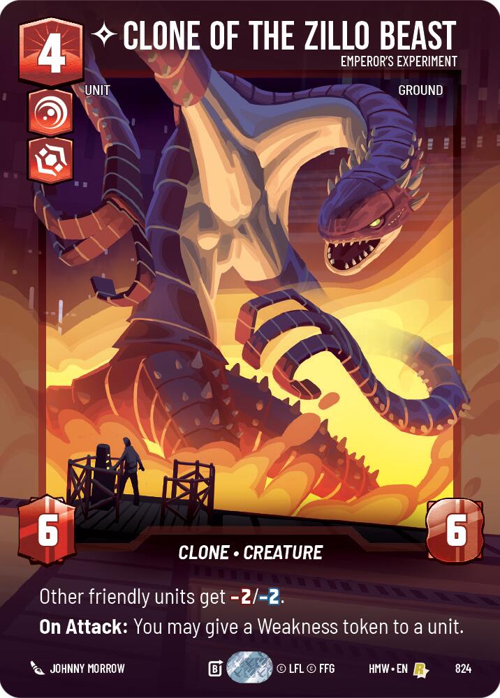 Clone of the Zillo Beast - Emperor's Experiment (Prestige) card image