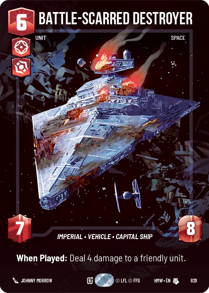 Battle-Scarred Destroyer (Prestige) card image
