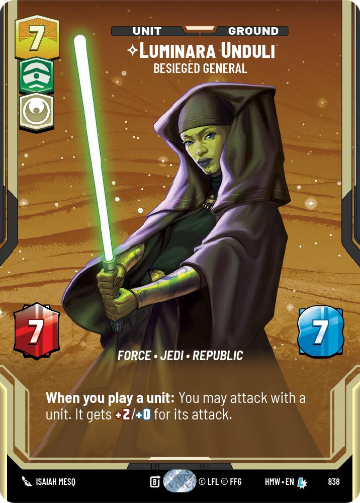 Luminara Unduli - Besieged General (Prestige) card image