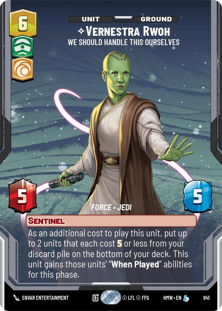 Vernestra Rwoh - We Should Handle This Ourselves (Prestige) card image