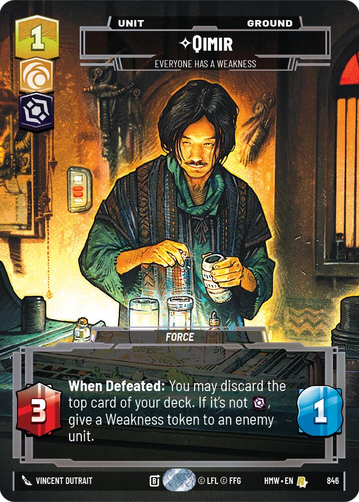 Qimir - Everyone Has a Weakness (Prestige) card image