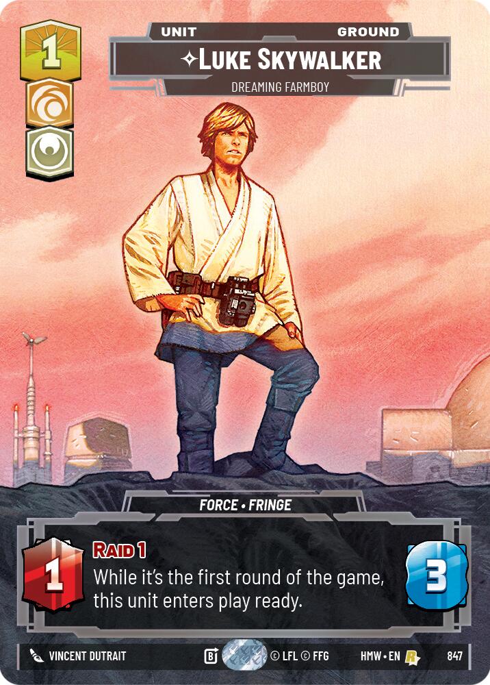 Luke Skywalker - Dreaming Farmboy (Prestige) card image