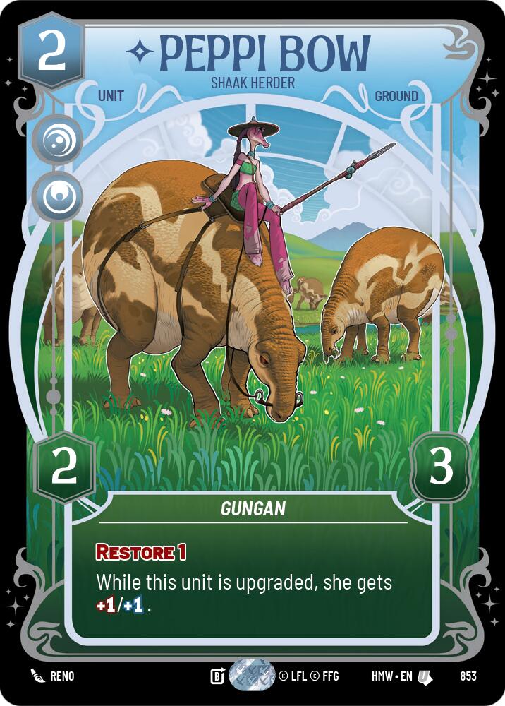 Peppi Bow - Shaak Herder (Prestige Foil) card image