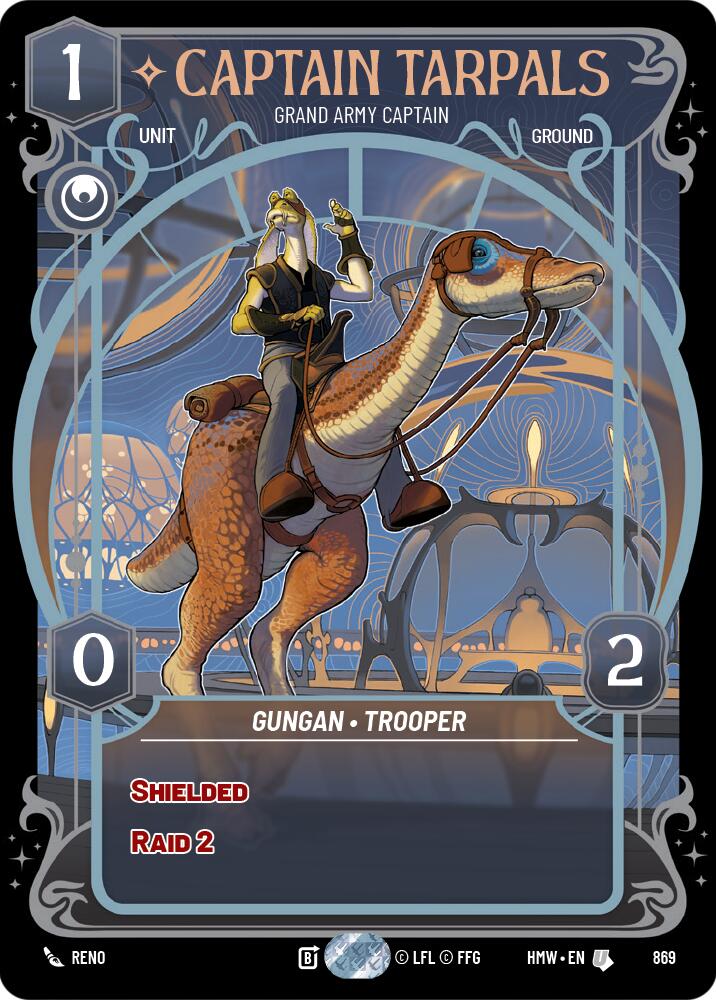 Captain Tarpals - Grand Army Captain (Prestige Foil) card image