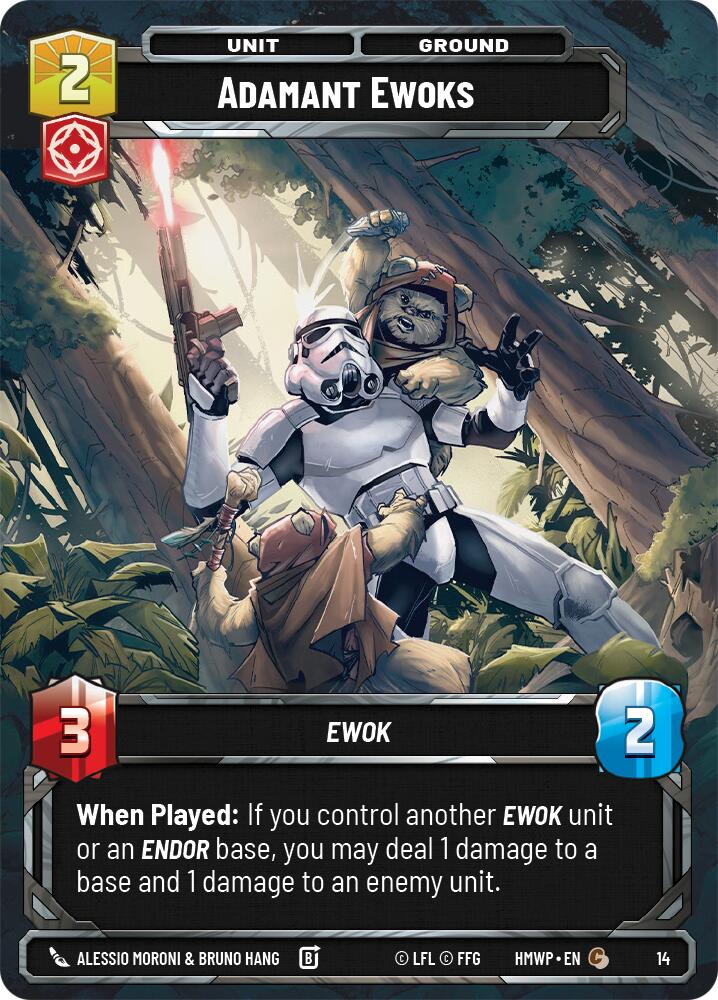 Adamant Ewoks card image