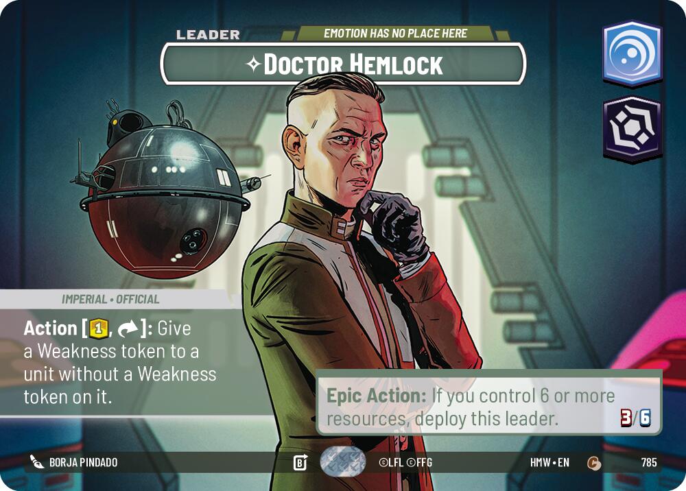 Doctor Hemlock - Emotion Has No Place Here (Showcase) card image