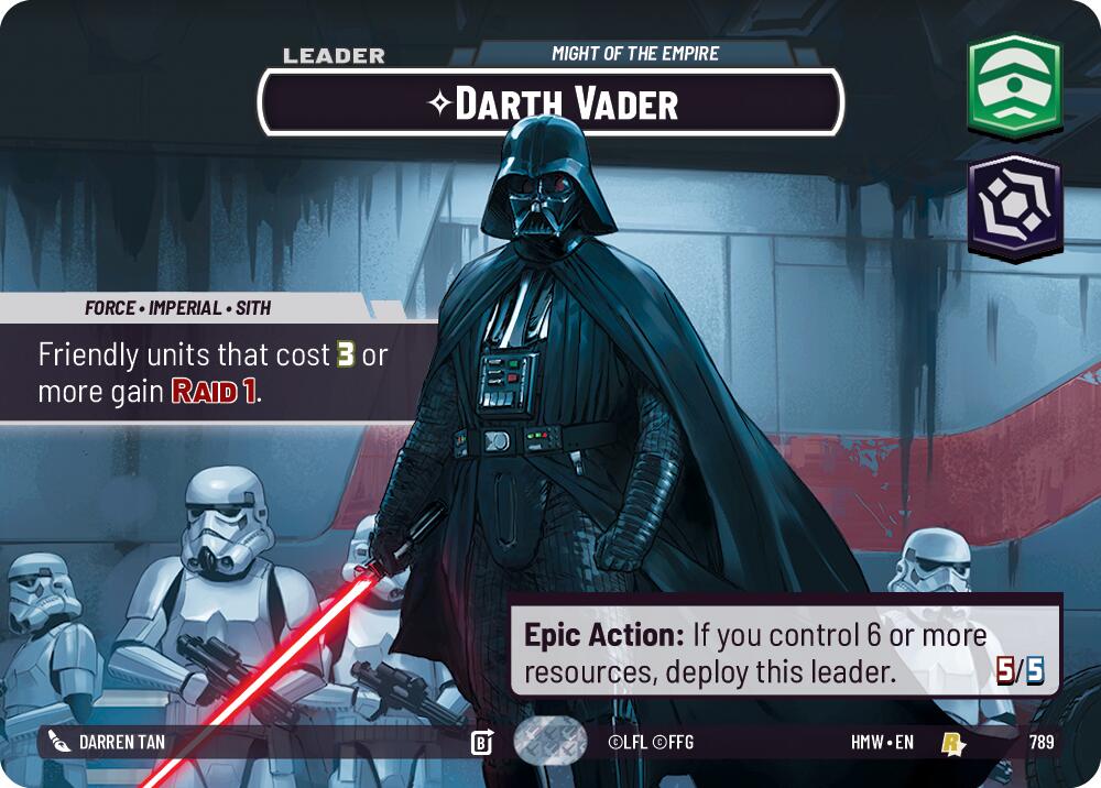 Darth Vader - Might of the Empire (Showcase) card image