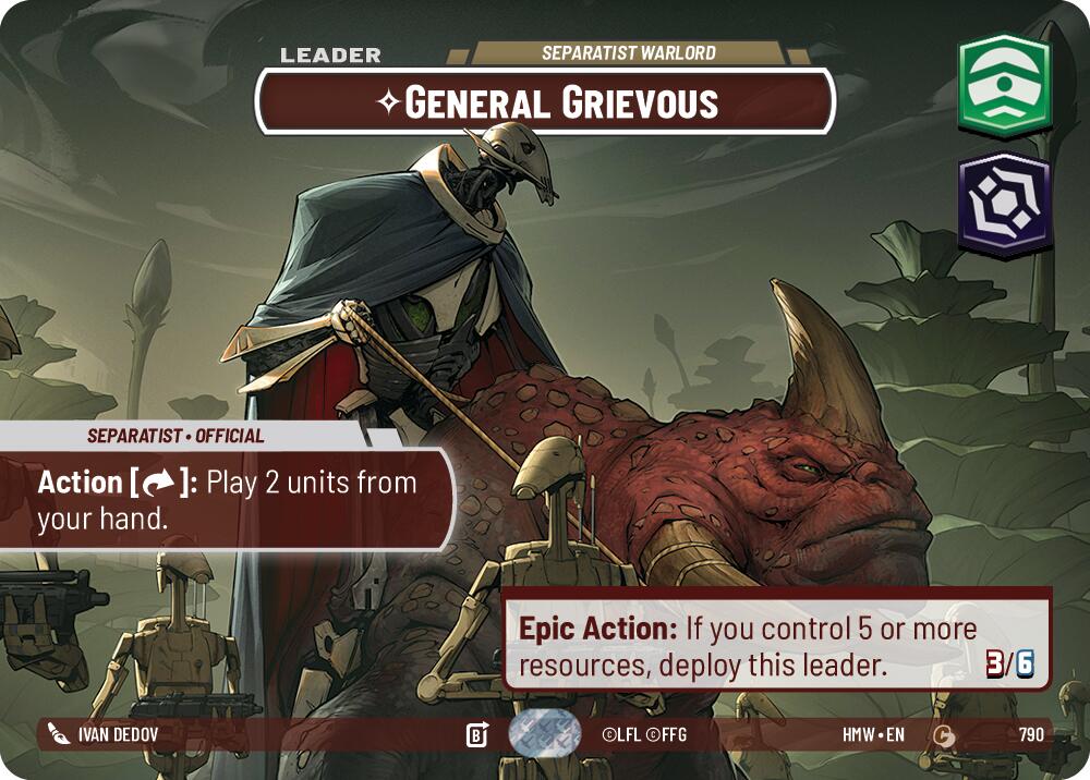 General Grievous - Separatist Warlord (Showcase) card image