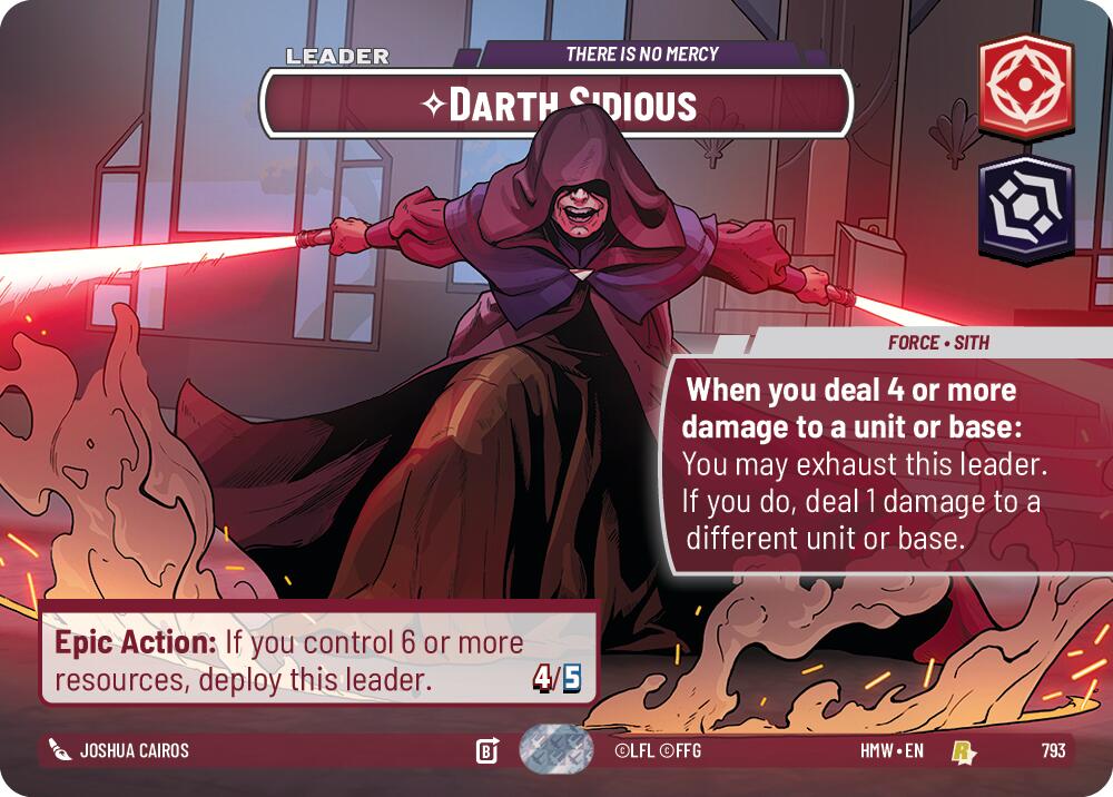 Darth Sidious - There Is No Mercy (Showcase) card image