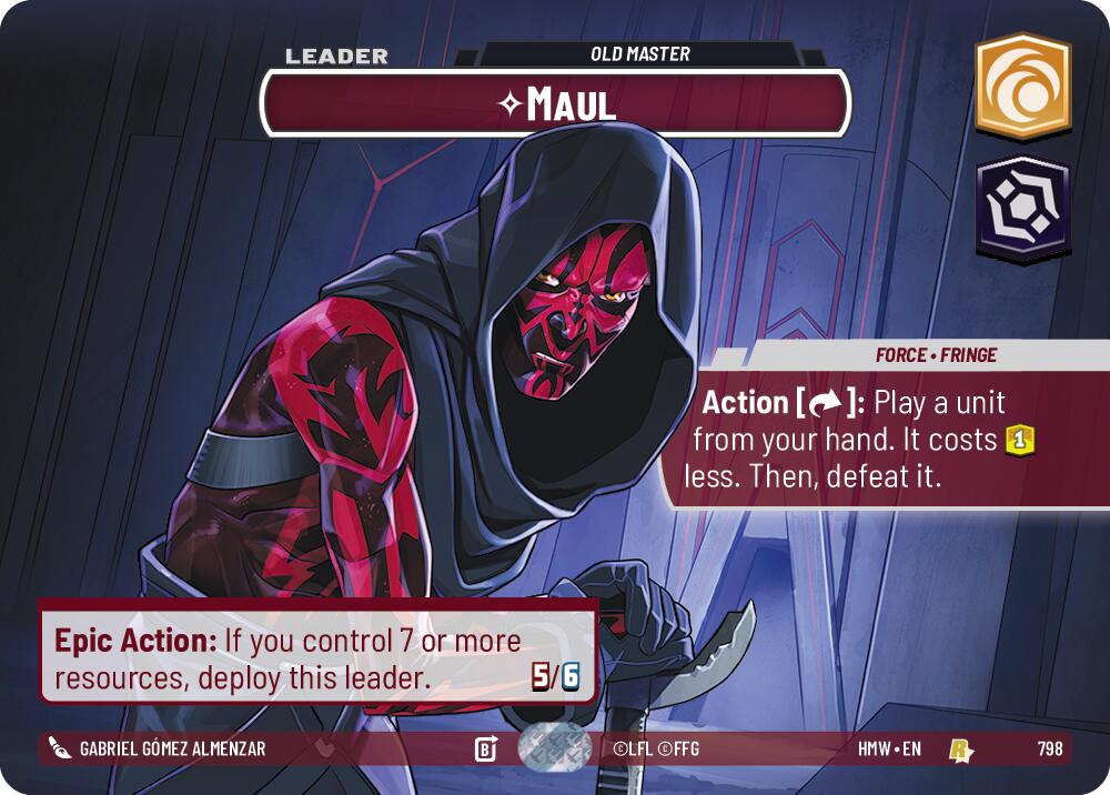 Maul - Old Master (Showcase) card image