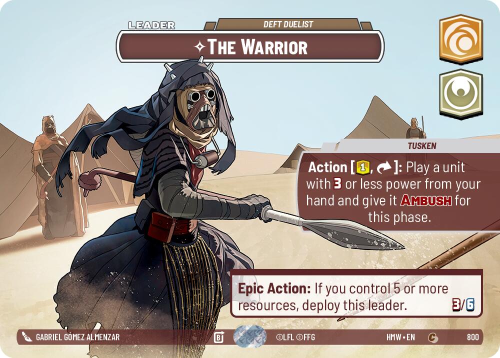 The Warrior - Deft Duelist (Showcase) card image