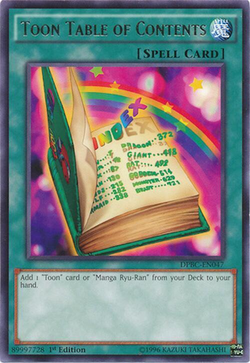 Toon Table of Contents (1st Edition) card image