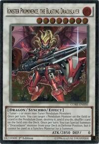 Ignister Prominence, the Blasting Dracoslayer (UTR) card image