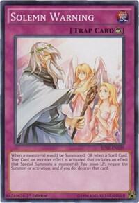 Solemn Warning card image