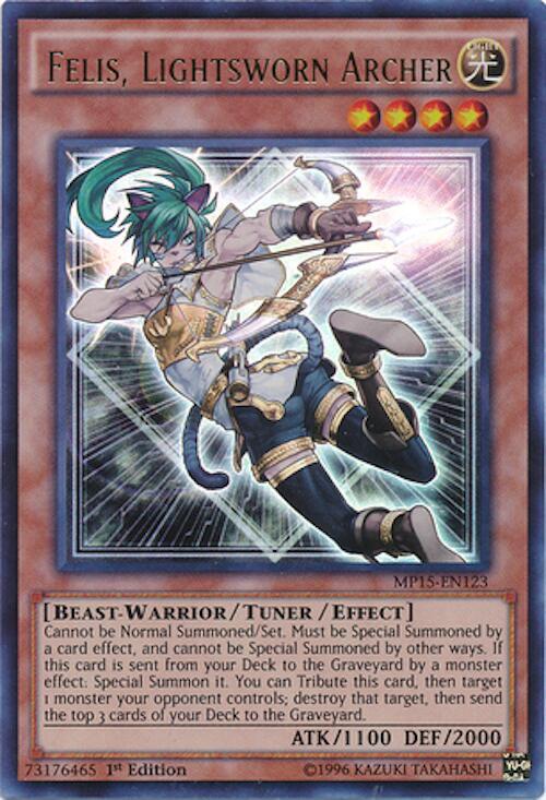 Felis, Lightsworn Archer card image