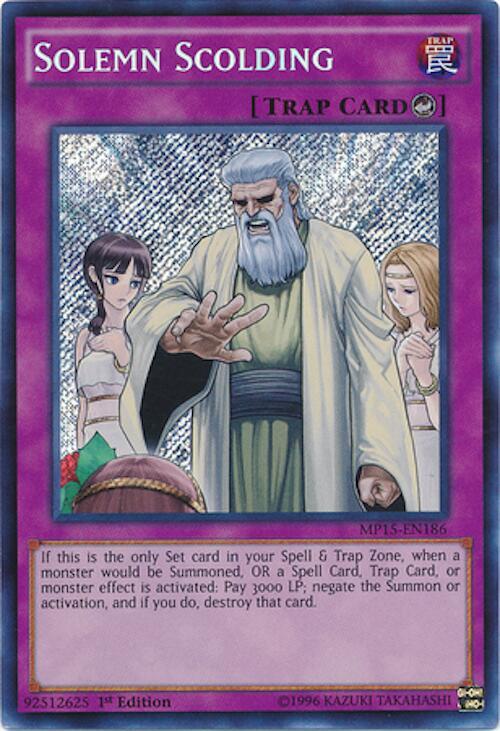 Solemn Scolding card image