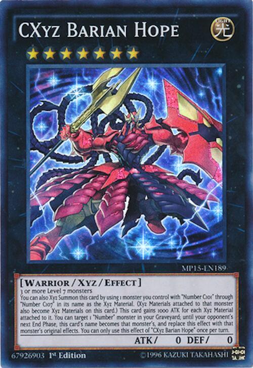 CXyz Barian Hope card image