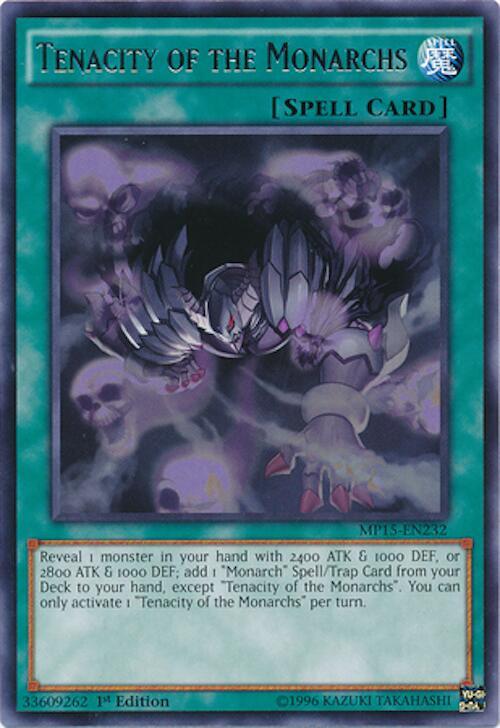 Tenacity of the Monarchs card image