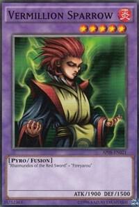 Vermillion Sparrow card image