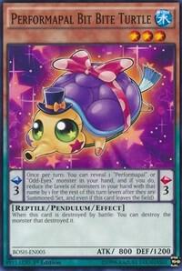 Performapal Bit Bite Turtle (1st Edition) card image