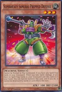 Superheavy Samurai Prepped Defense (1st Edition) card image