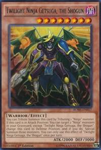 Twilight Ninja Getsuga, the Shogun (1st Edition) card image