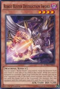 Robot Buster Destruction Sword (1st Edition) card image