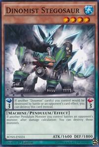 Dinomist Stegosaur (1st Edition) card image
