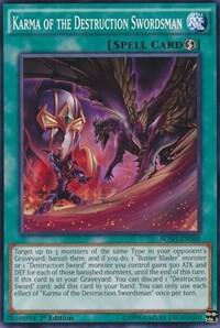 Karma of the Destruction Swordsman (1st Edition) card image
