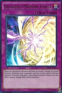 Quaking Mirror Force (1st Edition) card image