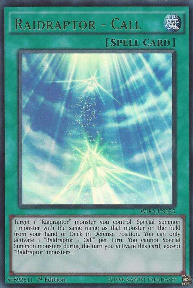 Raidraptor - Call card image