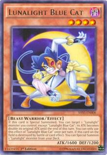 Lunalight Blue Cat card image