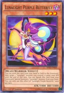 Lunalight Purple Butterfly card image