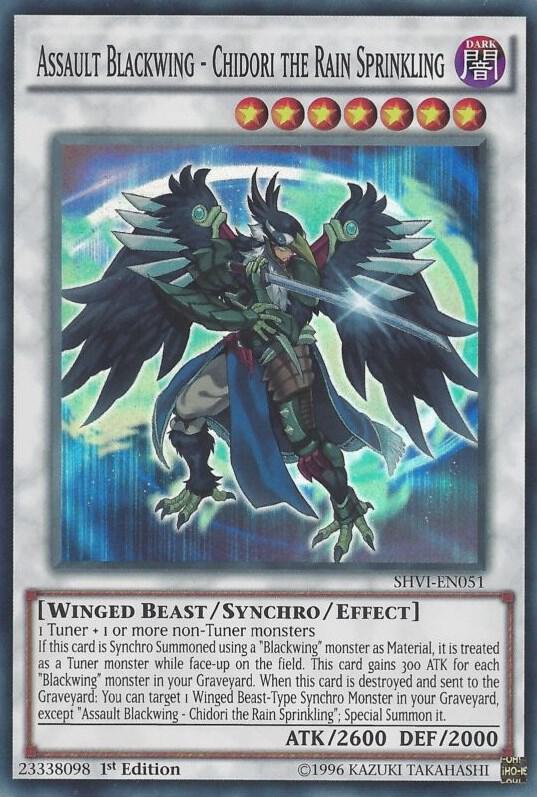 Assault Blackwing - Chidori the Rain Sprinkling card image