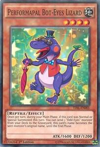 Performapal Bot-Eyes Lizard (1st Edition) card image