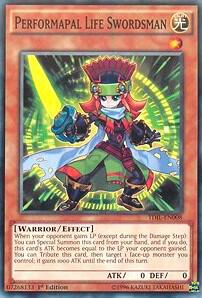 Performapal Life Swordsman (1st Edition) card image