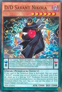D/D Savant Nikola (1st Edition) card image