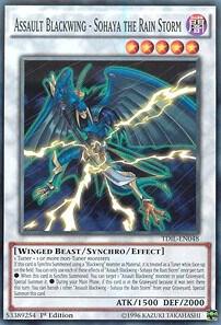 Assault Blackwing - Sohaya the Rain Storm (1st Edition) card image