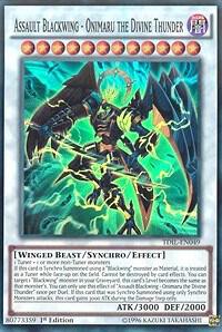 Assault Blackwing - Onimaru the Divine Thunder card image