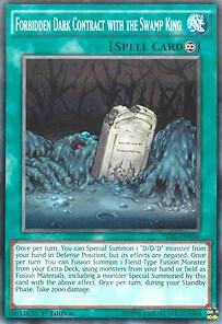 Forbidden Dark Contract with the Swamp King (1st Edition) card image