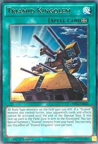 Triamid Kingolem (1st Edition) card image