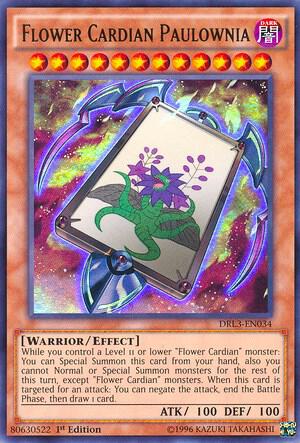 Flower Cardian Paulownia card image