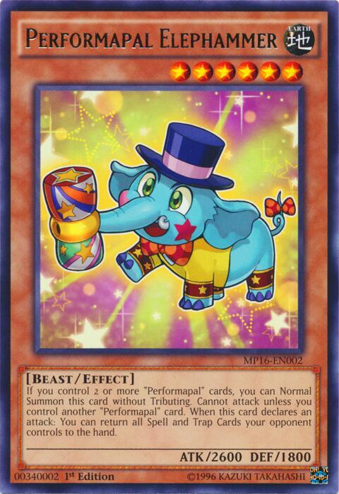 Performapal Elephammer card image