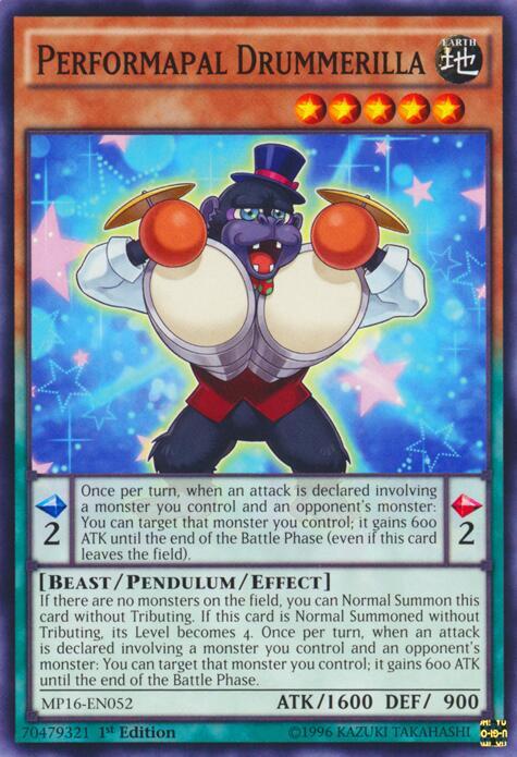 Performapal Drummerilla card image