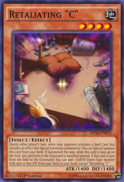 Retaliating "C" card image