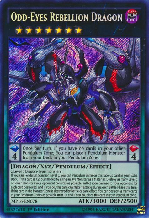 Odd-Eyes Rebellion Dragon card image